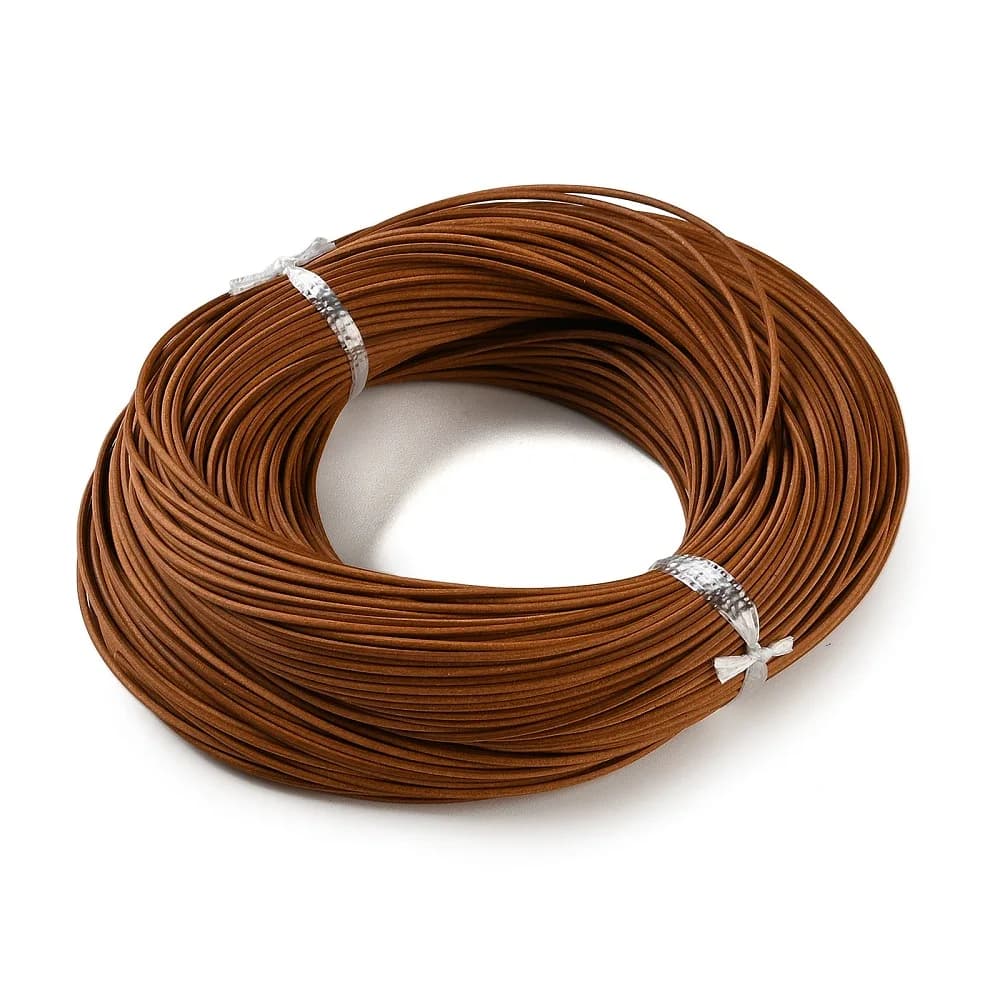 100m 1mm/1.5mm/2mm/3mm Cowhide Leather Round Thread Cord DIY Bracelet Findings Rope String For Jewelry Making Accessories