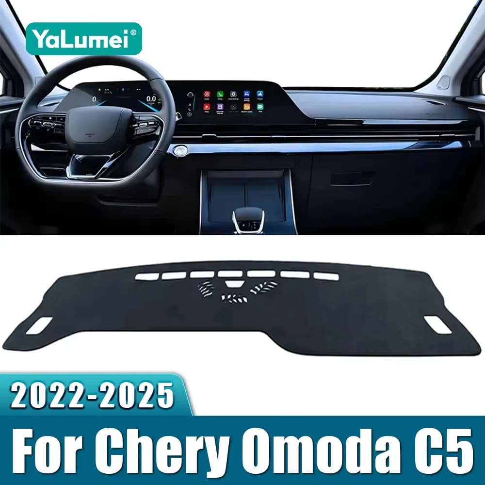 For Chery Omoda C5 2022 2023 2024 Homoda 5 FX E5 Auto Dash Dash Zerbino Parasol Anti-Slip Pad Anti-UV Mats Accessories