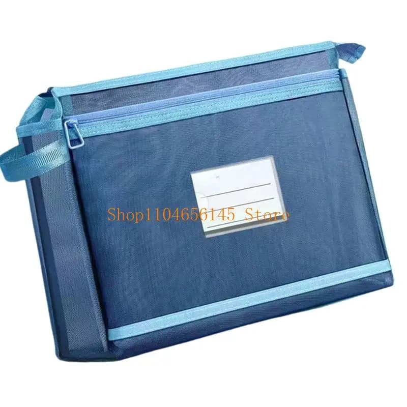 Borsa per per file a doppio strato 5asd con finestra per etichette Borsa per cartelle documenti grandi