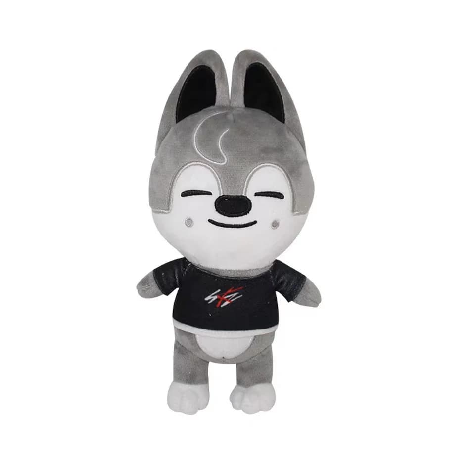 Peluche Stray Kids da 23 cm, pupazzo di peluche a forma di personaggio dei cartoni animati, Skzoo Kawaii, giocattolo da compagnia, decorazione per la stanza, regalo di Natale per bambini