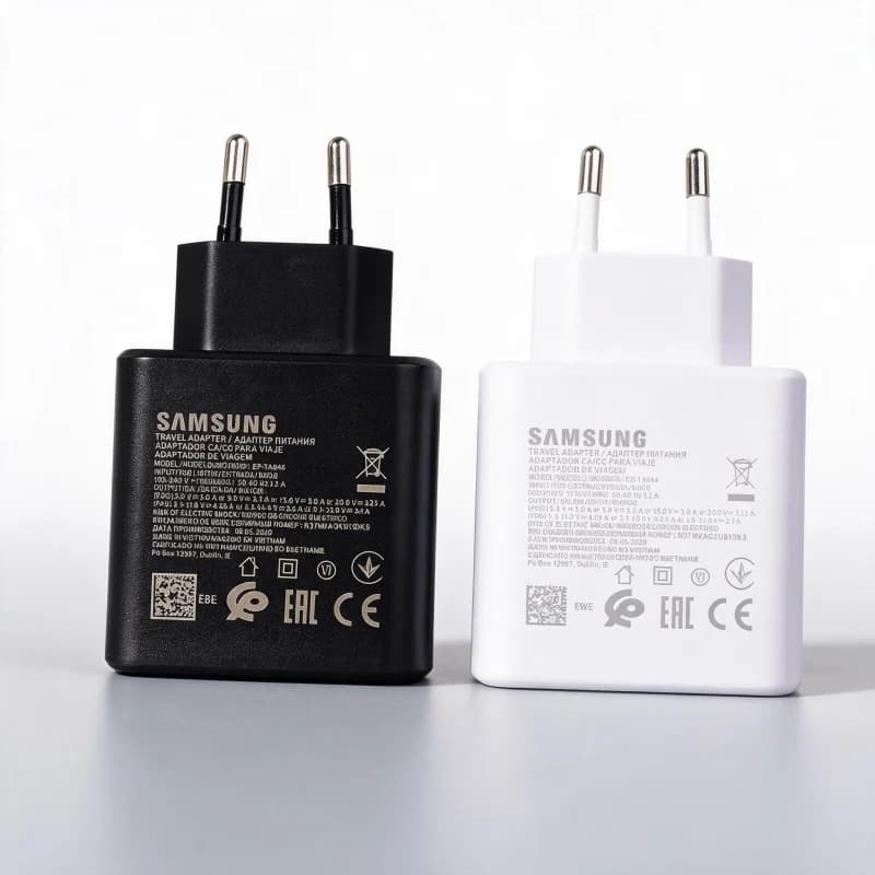 45W Super Fast Charger EU US PD USB C Plug For Samsung Galaxy S26 S25 S24 Ultra S23 S22 Z Fold6 Flip5 Tab S9 EP-TA845 Adapter