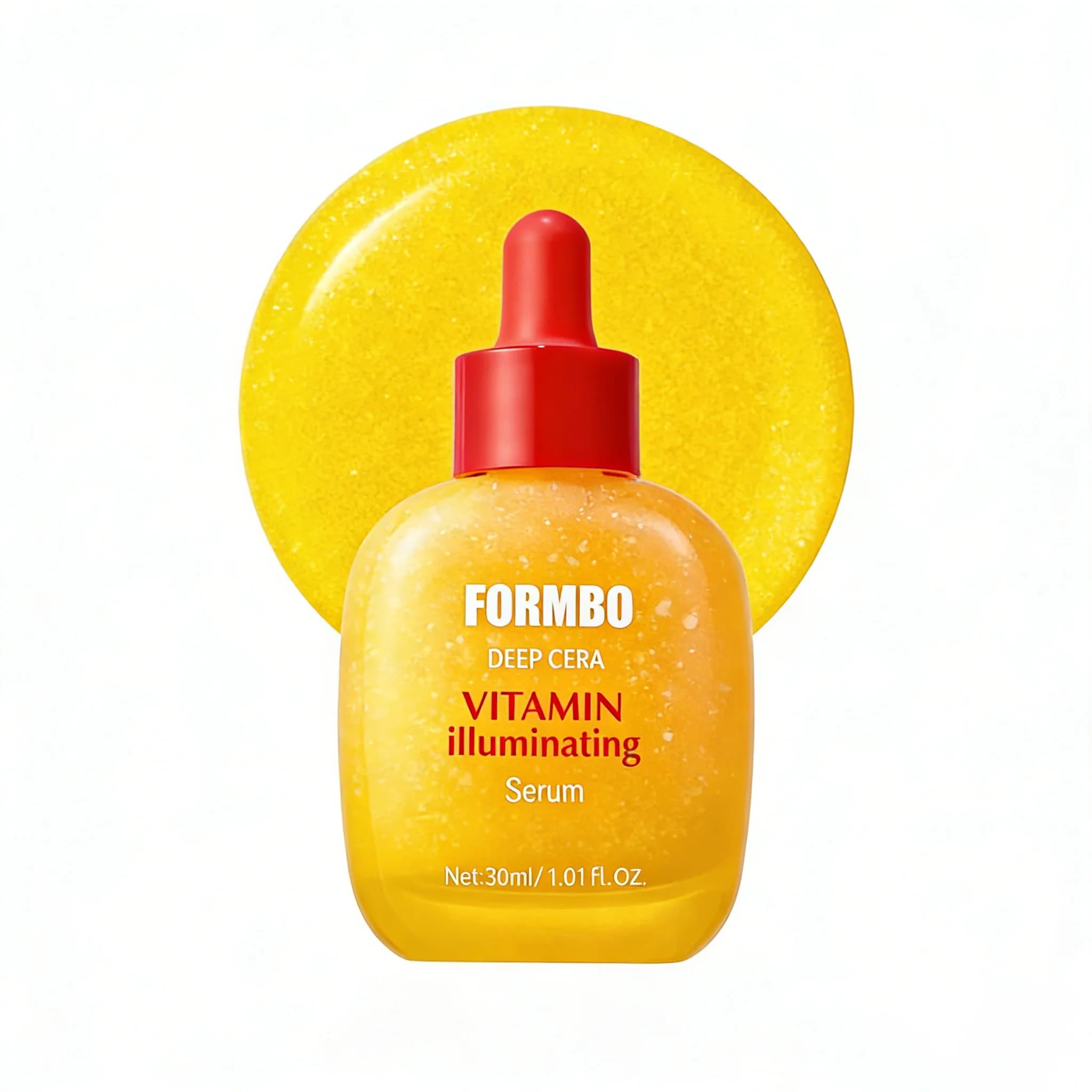 Serum Illuminating to Vitamin C, Niacinamide Hydrating Serum, Cutanea Barrier Repair with Ceramides and Hyaluronic Acid, Siero Viso 30ml