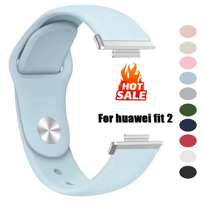 Cinturino in silicone per Huawei Watch FIT 2 cinturino smart watch sportivo correas impermeabili per Huawei Watch fit 2 cinturini accessori