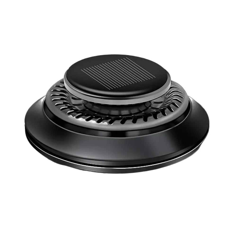 Automatic Rotating Car Deodorant with Copper Motor, Black Fragrance Diffuser, Elegant Car Decoration