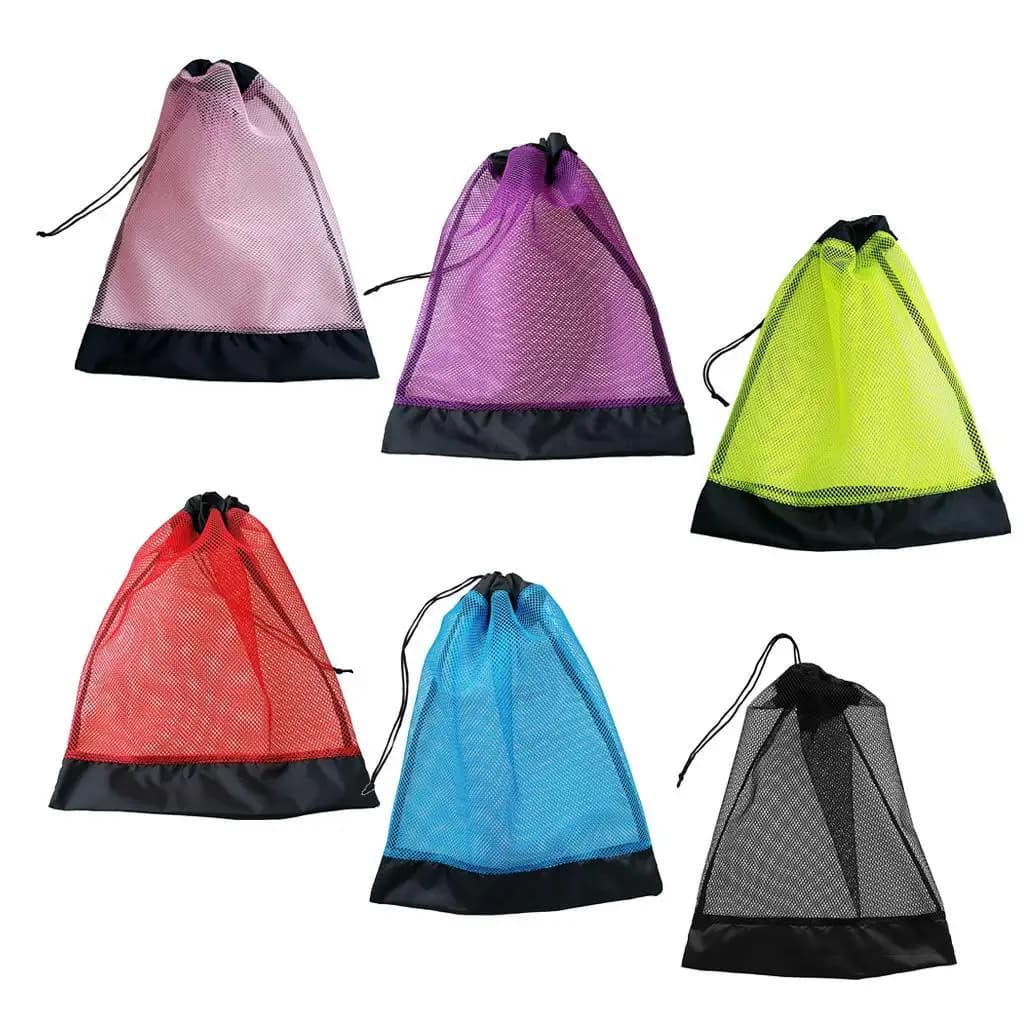 Heavy Duty Mesh Dive Gear Bag Quick Dry Storage Sack for Snorkeling Equipment and Swimming Fins