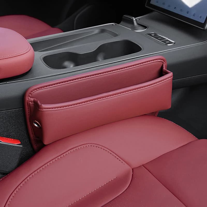 For Nissan Pathfinder R51 Tiida C11 Note 2004 ~ 2012 Car Seat Gap Filler Storage Box With Charging Hole Organizer Tray Accessories