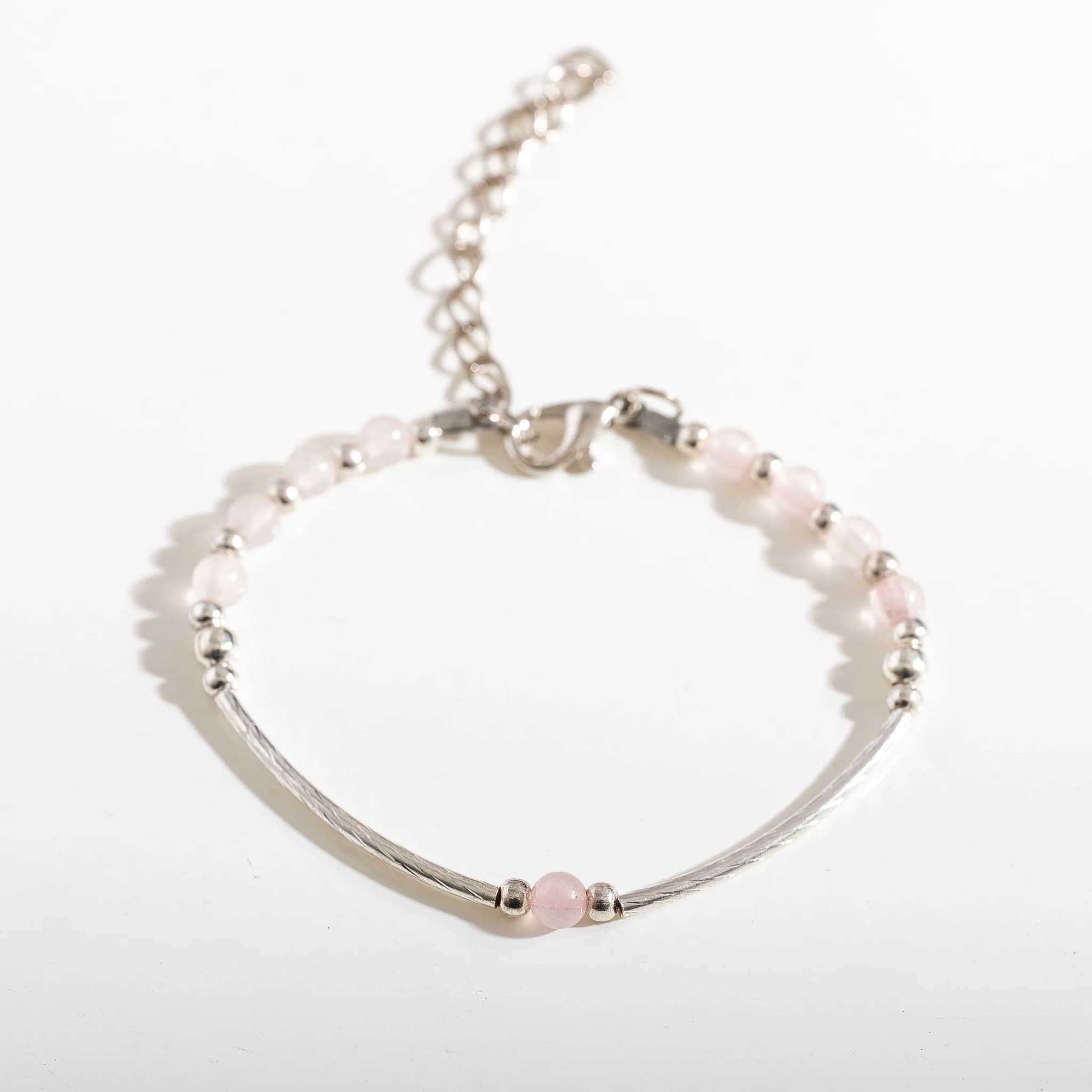 Bracciale in lega di perline di cristallo Gioielli fatti a mano regolabili Design semplice Regalo casual da donna QC-0007