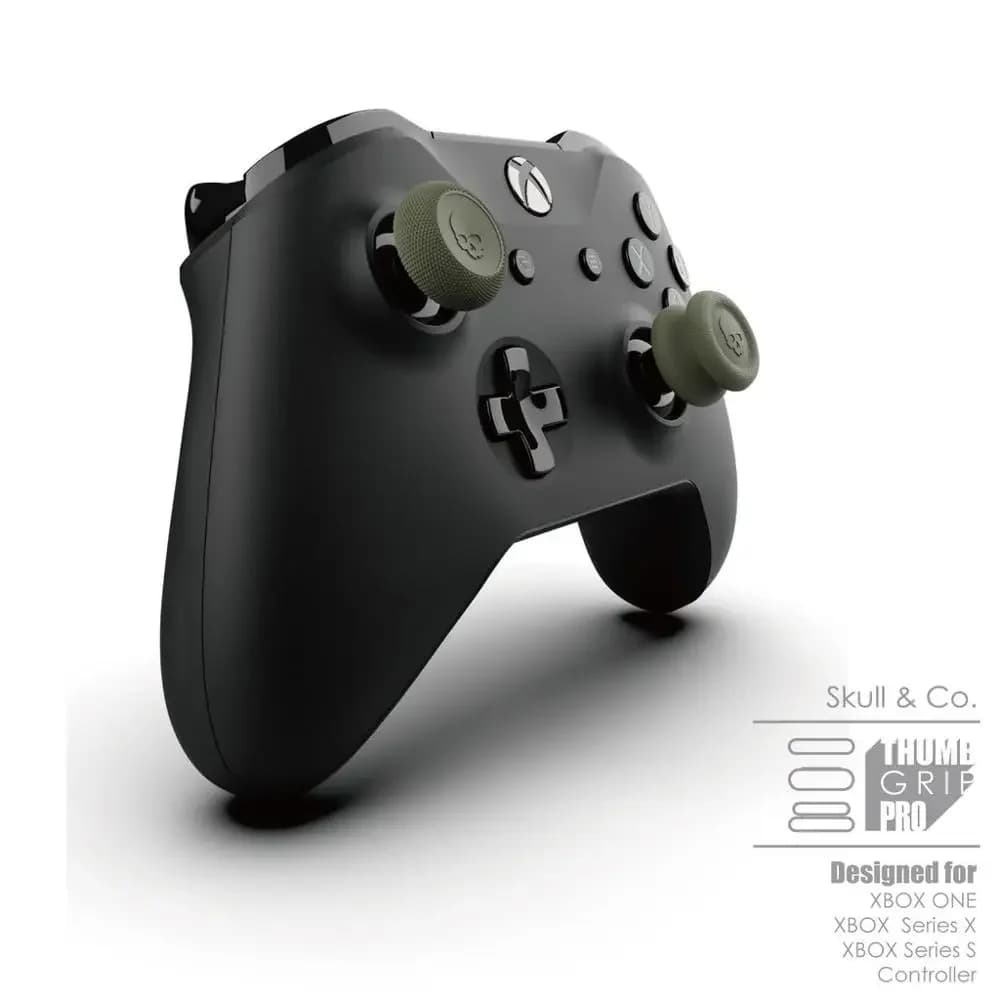 Skull & Co. Set di impugnature per pollice con cappuccio per joystick FPS CQC Copri levetta per controller ROG XBOX Ally X e Xbox