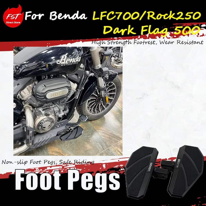 Accessori di modifica per Benda LFC700/Rock250/Dark Flag 500, pedale allargato, pedale antiscivolo