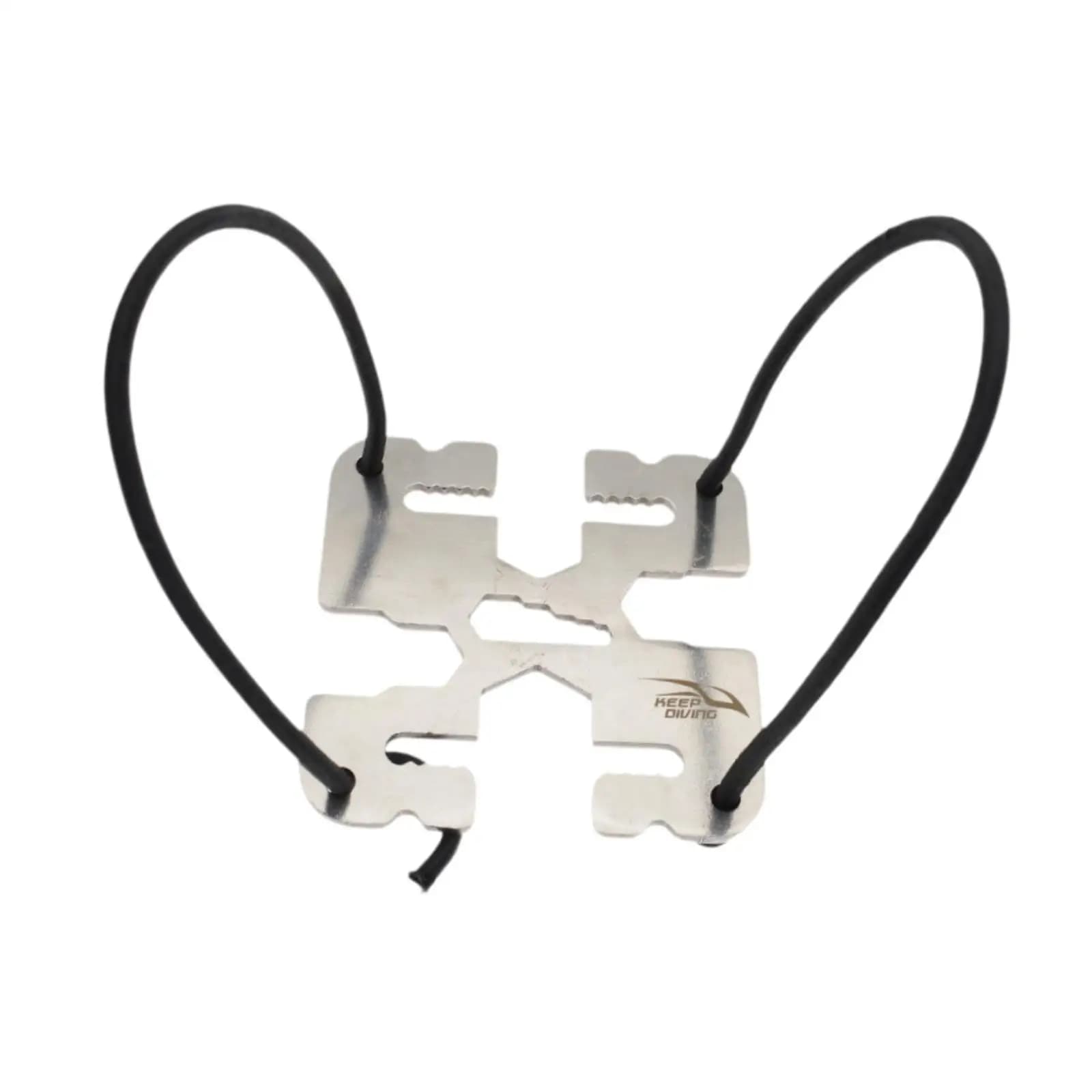 Scuba Diving Backplate Lightweight Stainless Weight Holder for 5cm Strap Efficient Setup and Diver Maintenance Kit