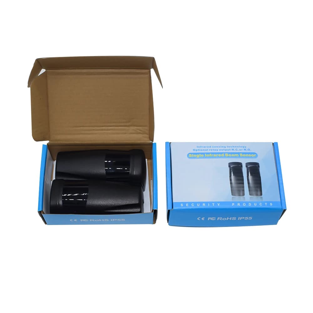 Sensore di presenza esterno IP55 Fotocellula Cancello automatico Porta del garage Sensore a fascio di barriera a infrarossi Allarme esterno