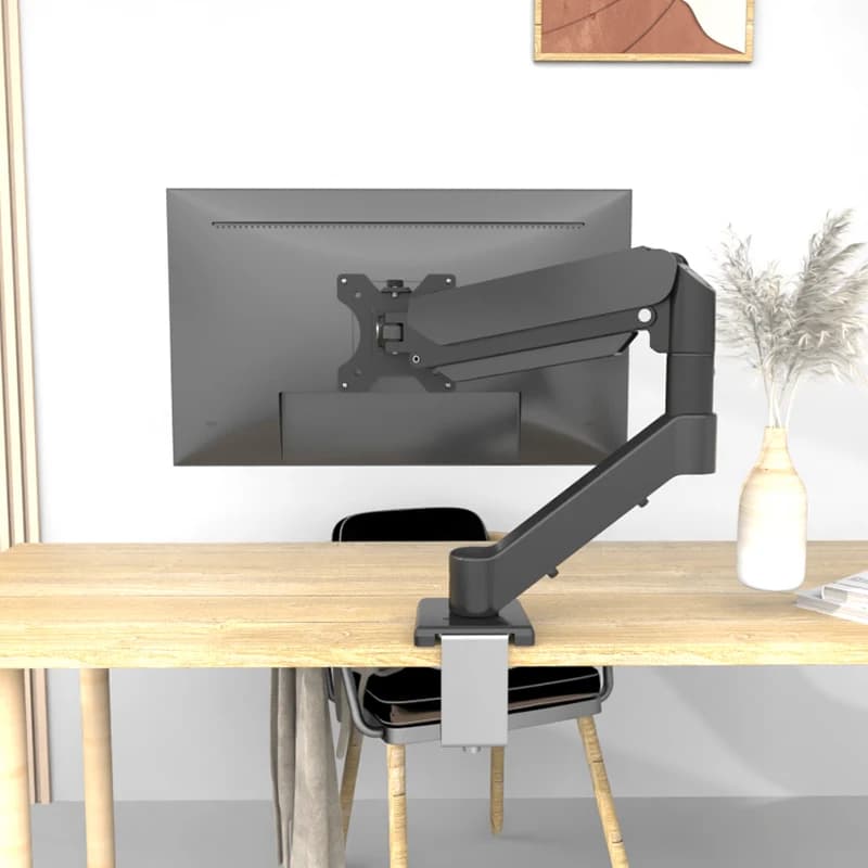 HILLPORT 27 30 17-35" Desktop White Monitor Arm Holder Gas Spring Full Motion Mount Soport LCD LED TV Mount Stand PC Support T1