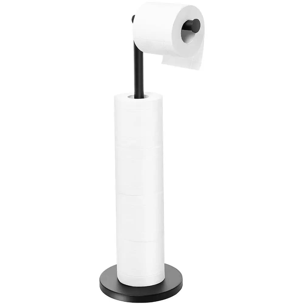 Supporto per carta igienica in acciaio inossidabile Design moderno antiruggine Scaffale per carta in rotolo Dispenser per carta anticorrosione per uso domestico