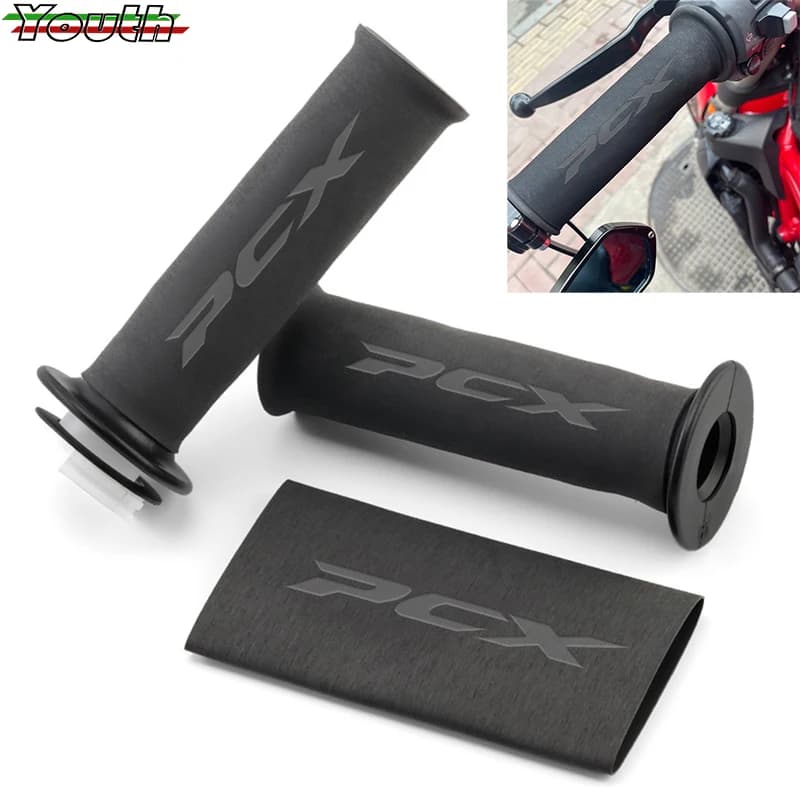 Per HONDA PCX160 PCX125 PCX150 PCX 125 150 160 Moto Manubrio Termoretraibile Grip Copertura antiscivolo Manopole In Gomma Guanto