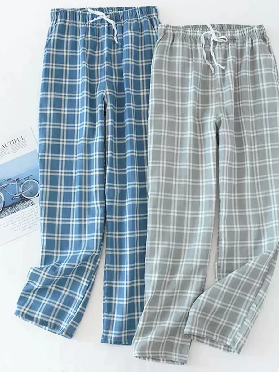 Pantaloni del pigiama Pantaloni casual sottili autunnali e invernali da uomo Pantaloni da casa larghi taglie forti primaverili e autunnali da uomo estivi