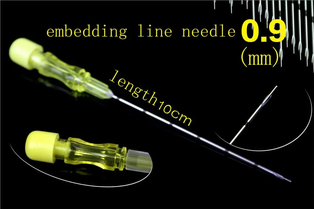 medical tool Chinese medical slimming line inclusion needle Collagen protein line purple Point acupuncture reduce weight