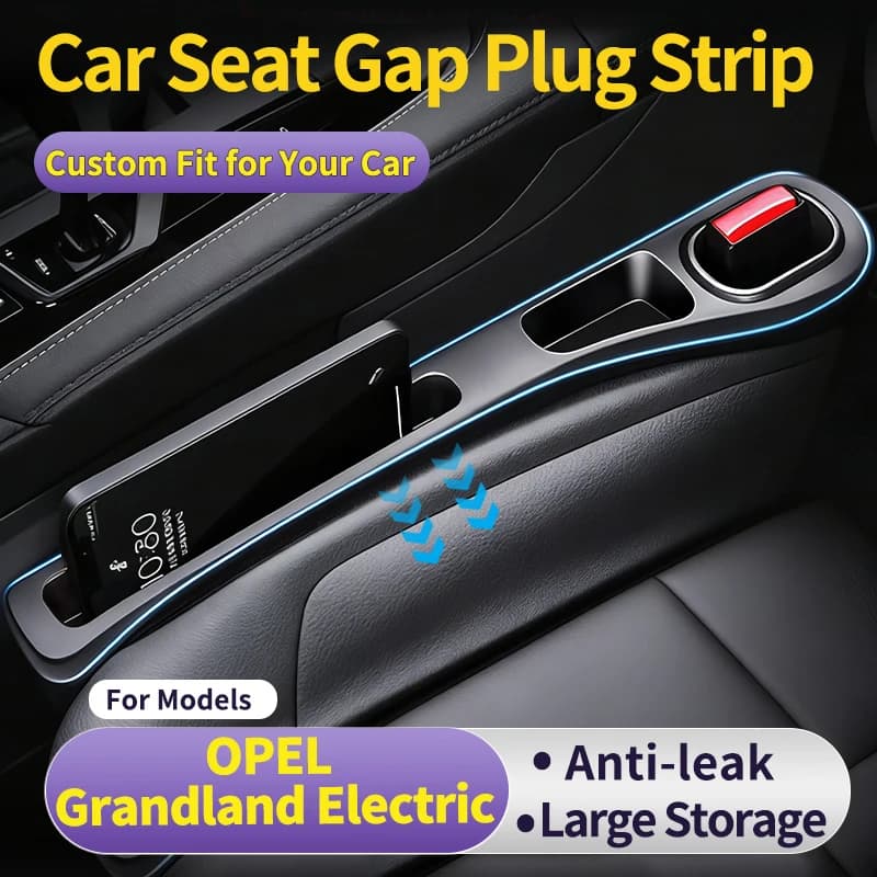 Car Gap Filler Strip For OPEL Grandland Electric Filler Strip Specially For Driver And Passenger Seat Gaps Anti-Drop Interior
