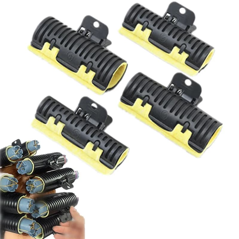 Clips for Bigodini with Thermal Sponge, Digital Clamps for Permanent, Hairstyle Tools and Wave Creation Fai-da- ♪