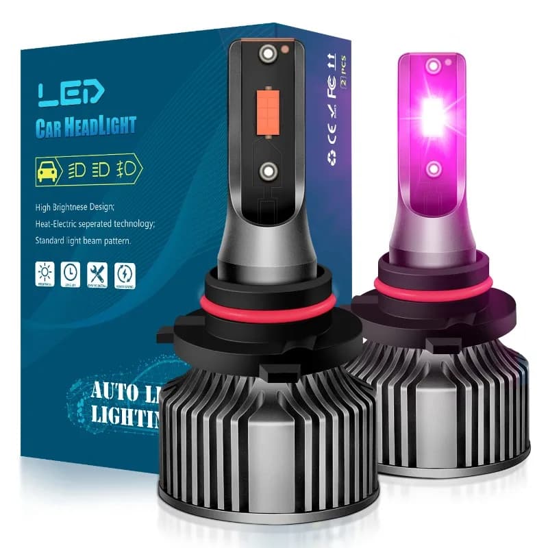 2 pz A8 Rosa Viola Luce Auto LED Fendinebbia H11 Rosa Viola LED Faro 9006 Faro H8 880 Psx26w H3 1 coppia/50 W H8 H9 H11