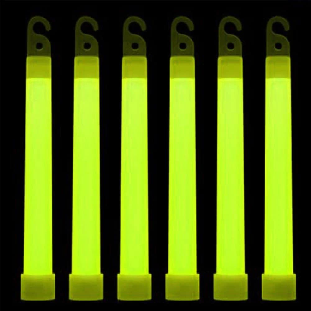 Kit di sopravvivenza da 6 pollici bastoncini di luce bagliore militare camminare campeggio SOS Gear attrezzatura militare all'aperto concerto Party Light Stick