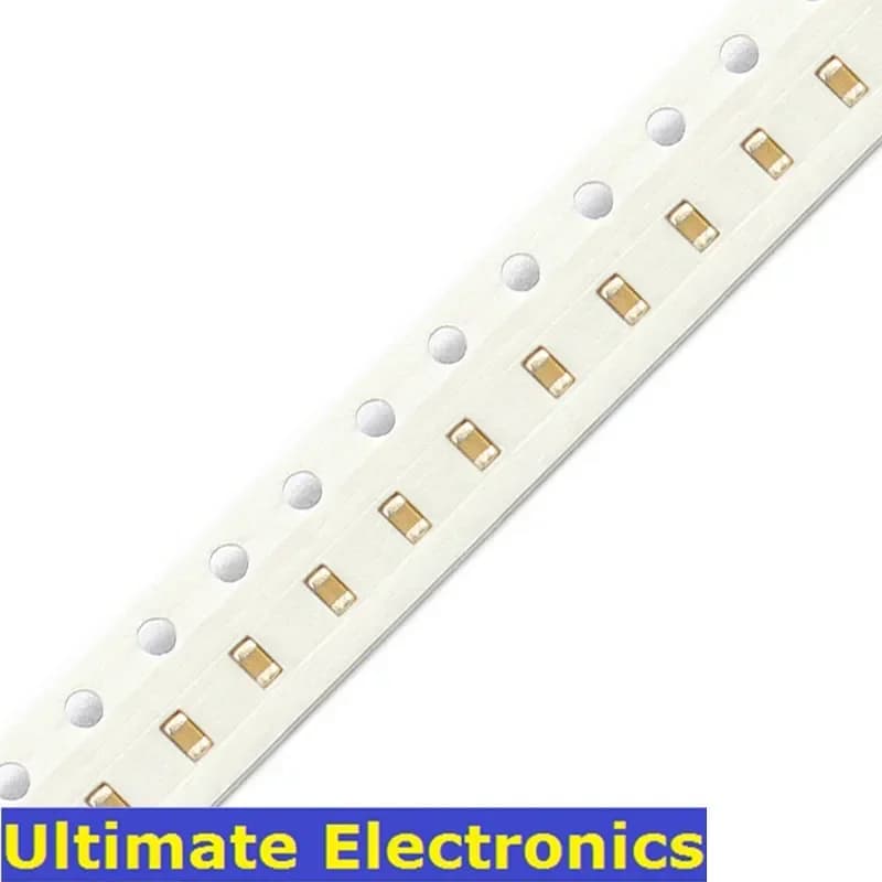 100 Pz/lotto 0402 SMD Chip Condensatore Ceramico Multistrato 0.5pF ~ 1uF 10pF 100pF 1nF 10nF 15nF 100nF 0.1uF 1uF MLCC Chip Condensatore