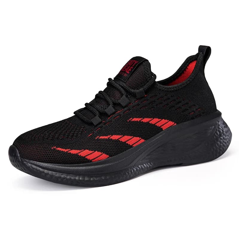 Sneakers da Uomo Traspiranti in Maglia, Scarpe Sportive Casual Leggere, Antiscivolo, Resistenti all'Usura, Punta Rotonda, per Camminata Quotidiana