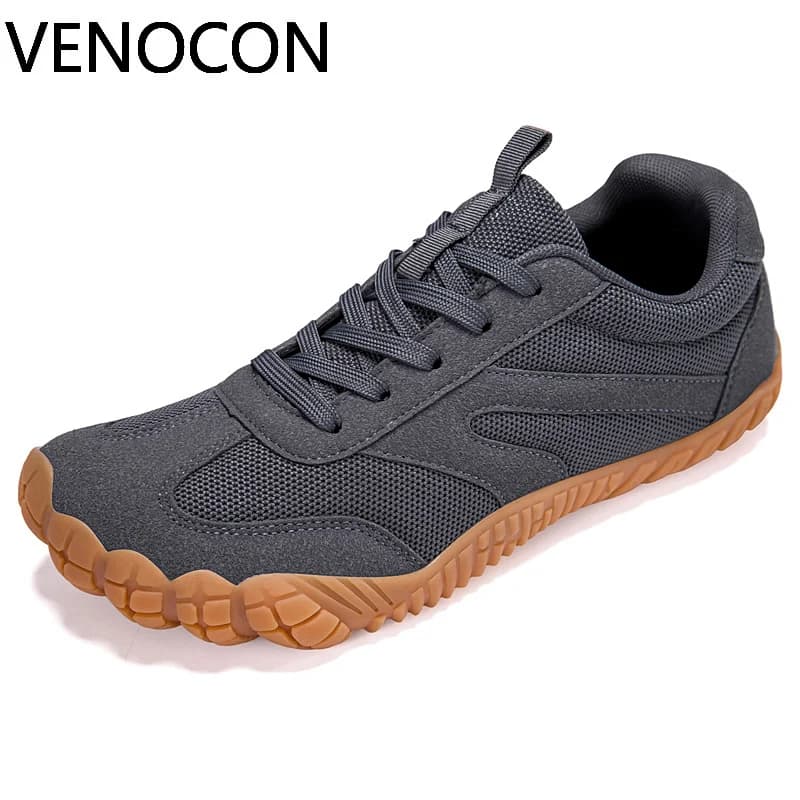 Scarpe da ginnastica da uomo VENOCON Barefoot Friendly, extra larghe, con punta ampia, minimaliste, in tessuto, piatte, casual, per uomo