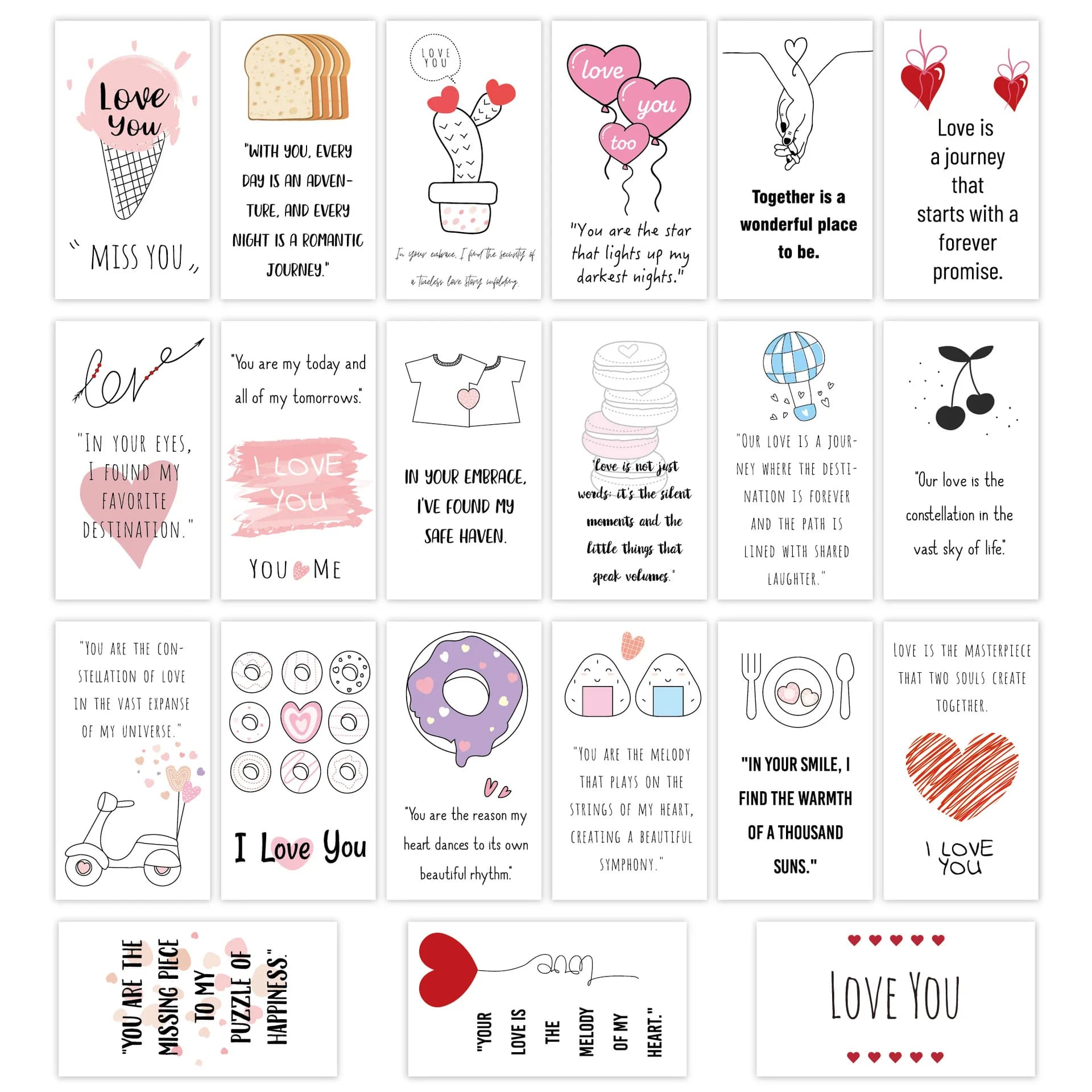 Biglietti di auguri divertenti e motivanti per coppie, per San Valentino, in stile semplice, forniture festive transfrontaliere