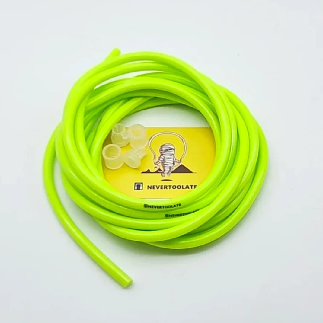 5mm diameter 3 ~ 3.5 meters PVC jump rope spare parts backup accessories with clamps or replacement cable plug DIY