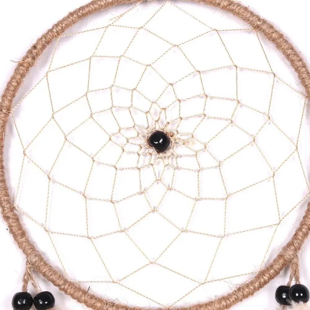 Beautiful Wood Beads Feather Dream Catcher Art Crafts Romantic Pendant Decoration Wall Hanging Ornaments Party Decoration