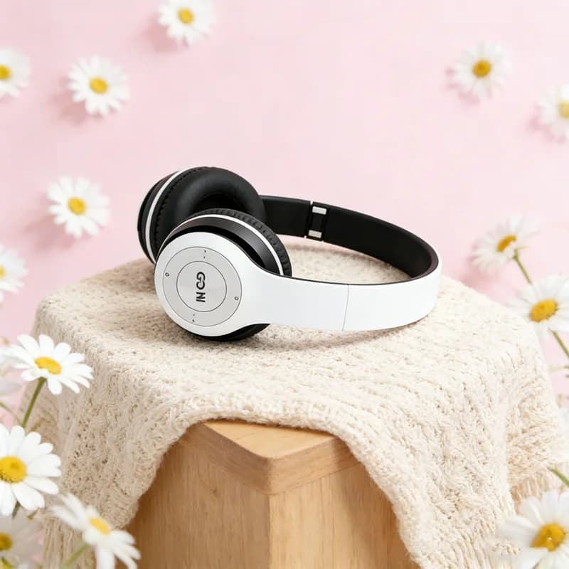 Wireless Bluetooth Headphone With HD Mic Foldable Headset Stereo Sound Earphones Sports Gaming Headphones