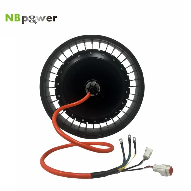 NBpower/QS273 40H 20x4/24x4/26x4 nominale 72V 4000W MAX 8000W Fat Bike Ruota Motore Mozzo Bicicletta Elettrica Motore Caduta larghezza 150mm