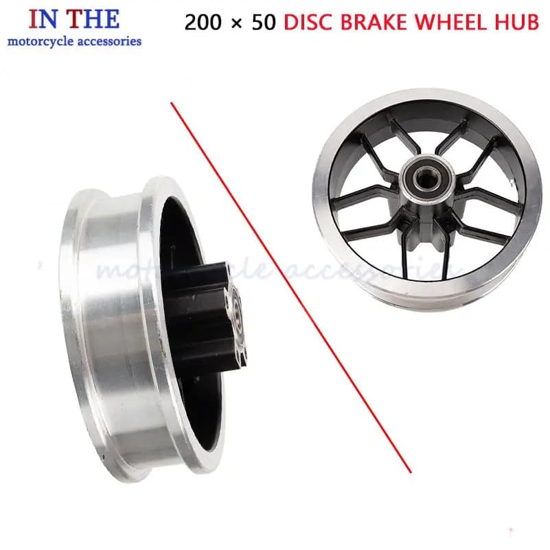 200 × 50 tree branch disc brake wheel hub commonly found in electric bicycle or light motorcycle accessories