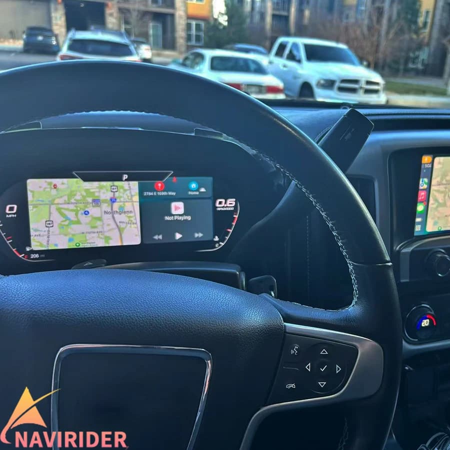 Smart Cluster Tool Panel Updated for Chevrolet Silverado 2014-2018 and GMC Sierra 2019-2024, LCD Display for Cars with Multicolor User Interface