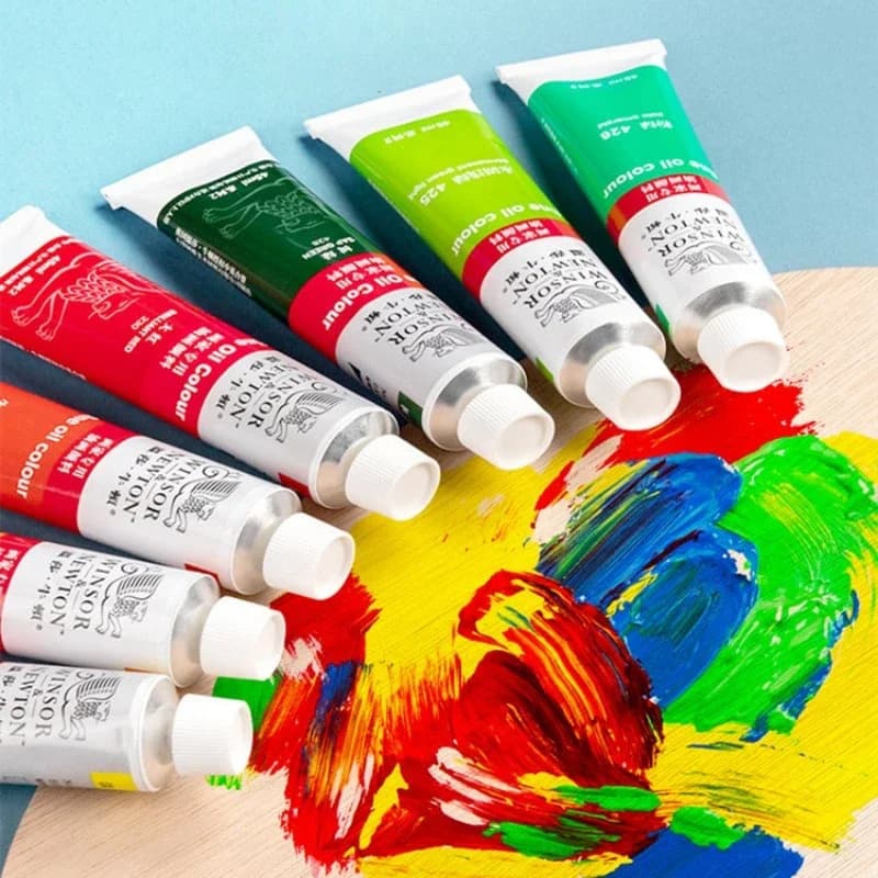 Winsor & Newton pittura ad olio tubo da 45ML pittura ad acquerello pigmento pittura a olio forniture artistiche per pittura su tela artista principianti fai da te