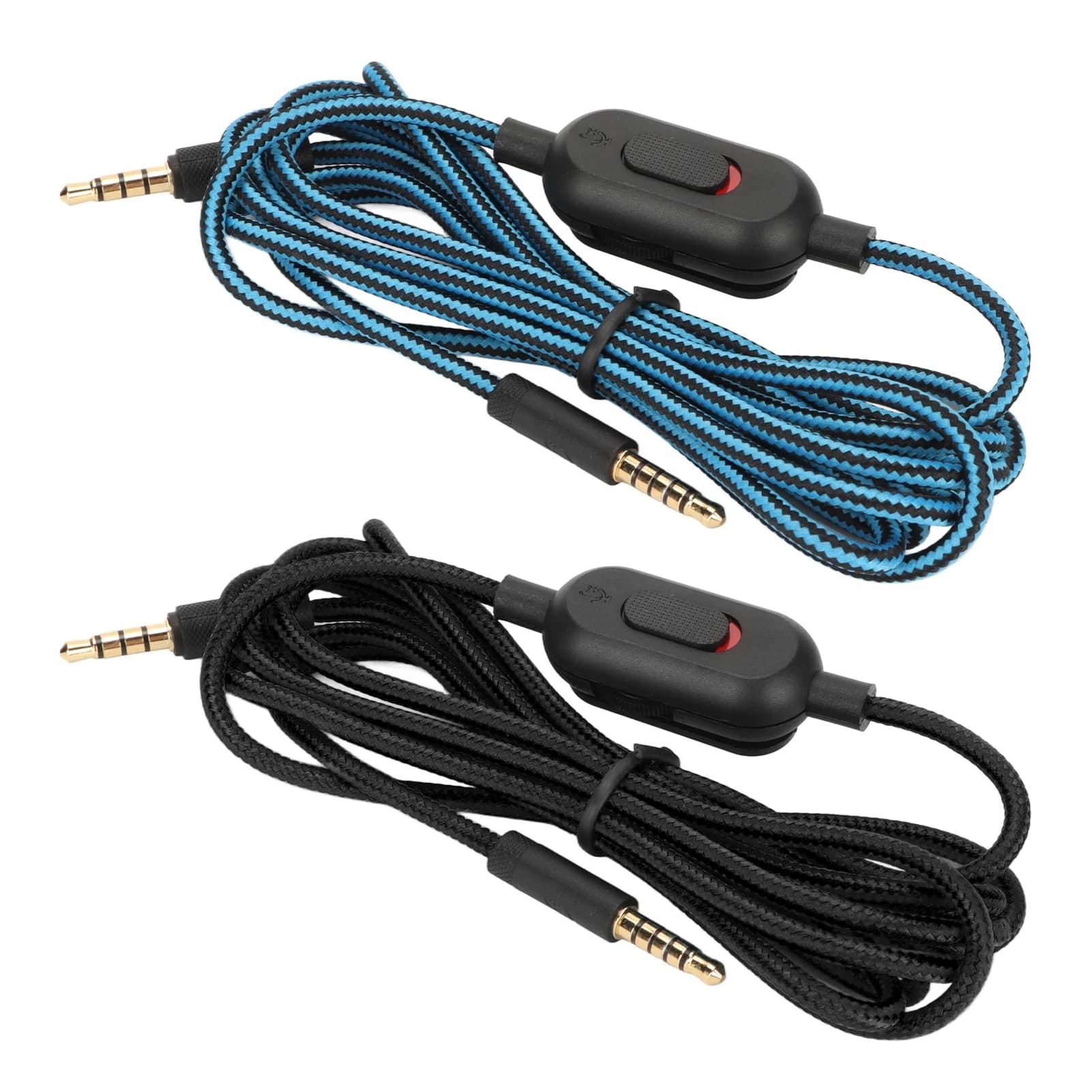 Headset Cable Gaming Headset Cable Woven Earphone Cord with Volume Control and Mute for Logitech G Pro G Pro X G433 G233