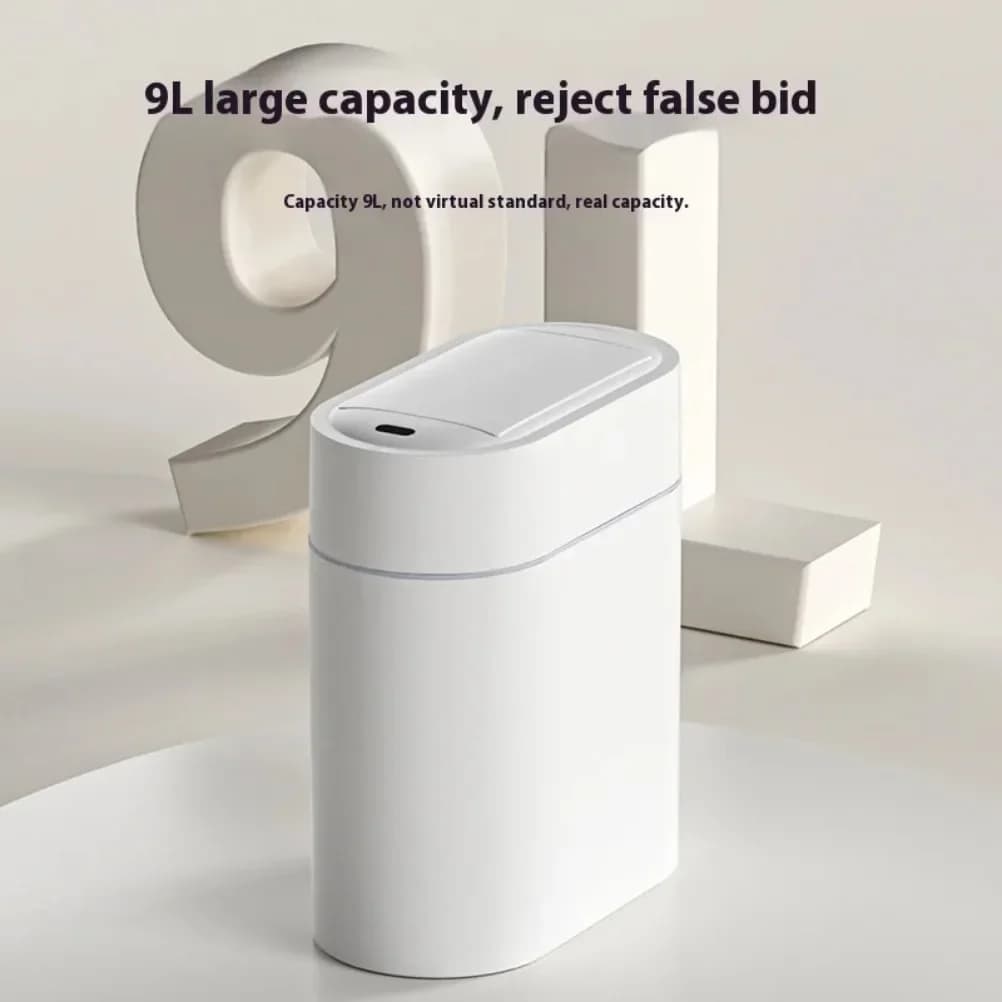 Intelligent Sensing Wastebasket Fully Automatic Recycling Bin Living Room Kitchen Garbage Cube Large Capacity Electric Trash Can