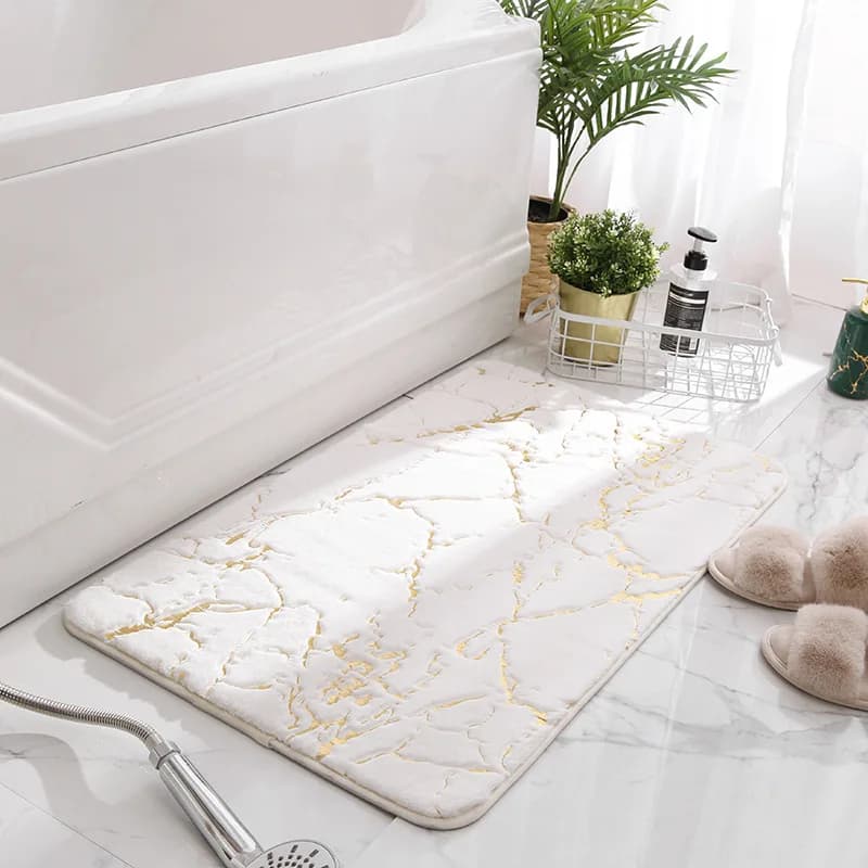 Nuovo tappetino da bagno in flanella abbronzante stampa assorbente tappetino antiscivolo soggiorno tappeto WC camera da letto tappetino accessori per il bagno