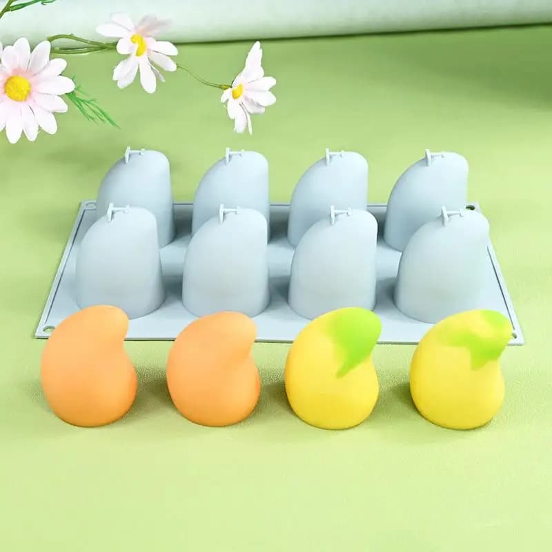 New Mango Pudding Mousse Silicone Molds 3D Fruit DIY Baking Chocolate Ice Cream Mold Mould Cake Decorating Tools