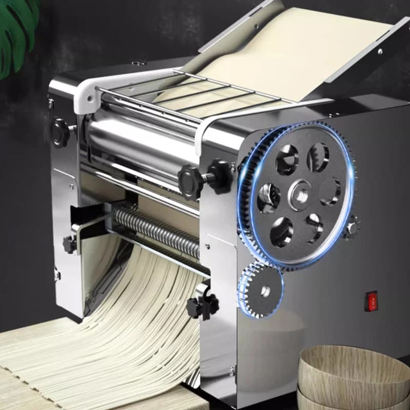 Macchina per noodle elettrica automatica Macchina per pasta a due coltelli 110V
