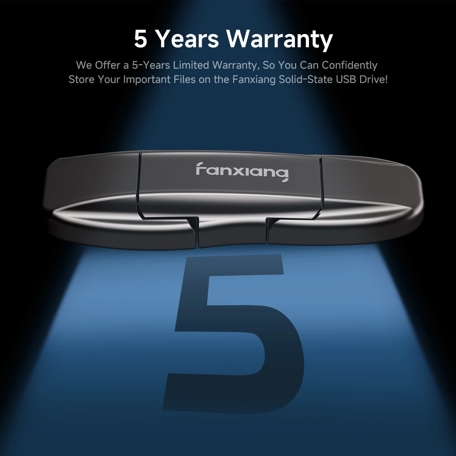 Fanxiang FF952 1TB USB 3.2 Gen2 1000MB/s Portable SSD Dual Type-C USB-A Flash Drive