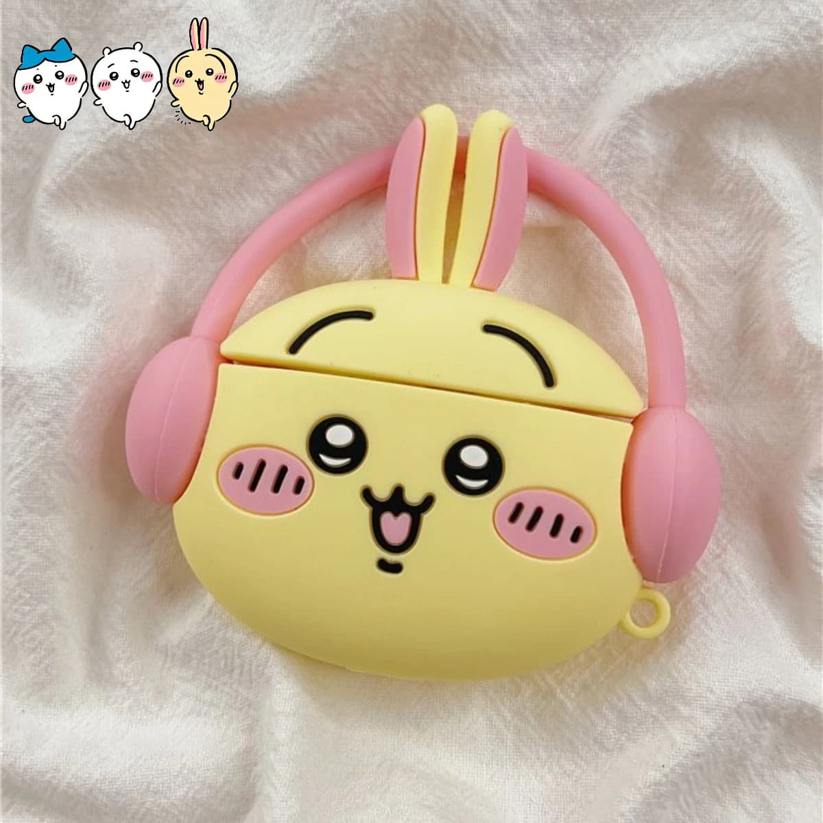 Custodia Protettiva Chiikawa Hachiware Usagi per Auricolari AirPods 4a Generazione, Compatibile con AirPods Pro 2 e Apple 2/3