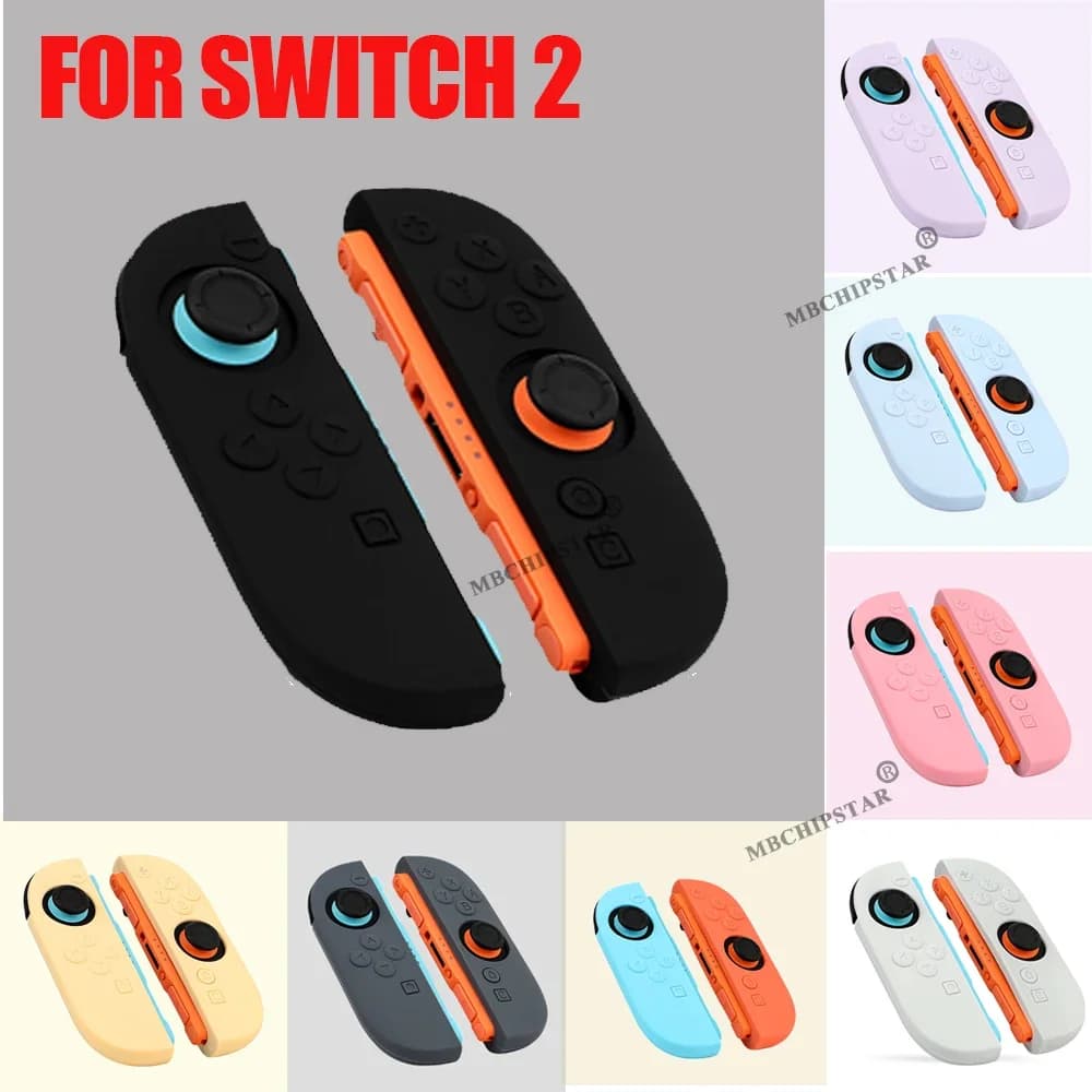 Per Switch 2 Accessori Joycon Custodia protettiva per gioco per NS Switch 2 Custodia per maniglia di gioco Tappo per impugnatura per pollice