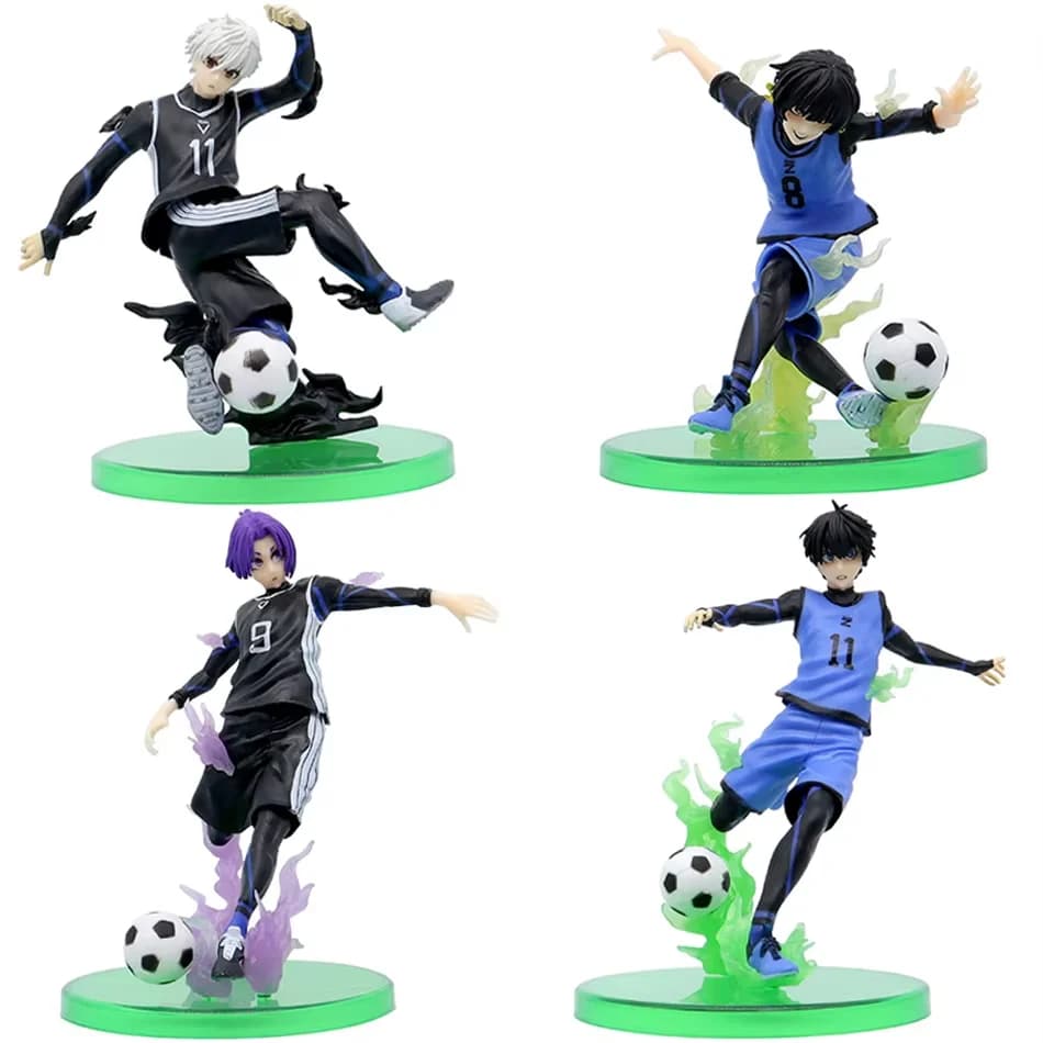 Anime Blue Prison Character Figurine Soccer Boy Makoto Nagi Figurine Modello in PVC Desktop Ornament Figurine Decorazione Regalo