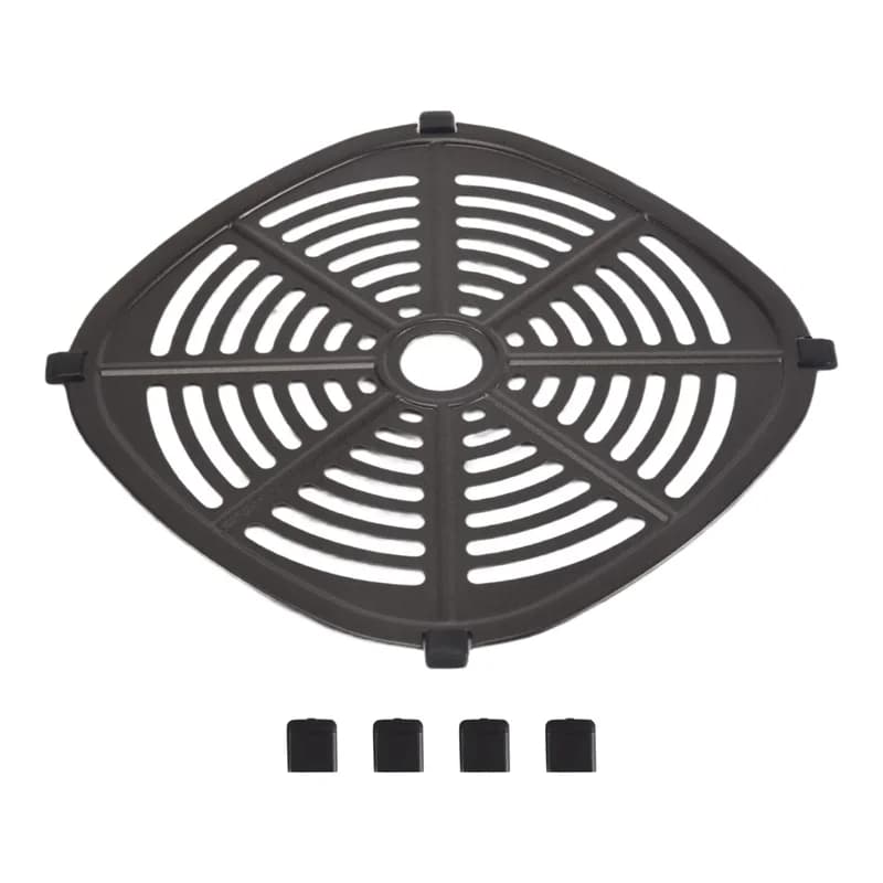 Vassoio per grigliare e croccare per friggitrice ad aria Dash 2.6QT Tasti-Crisp con piedini in gomma per friggitrice ad aria