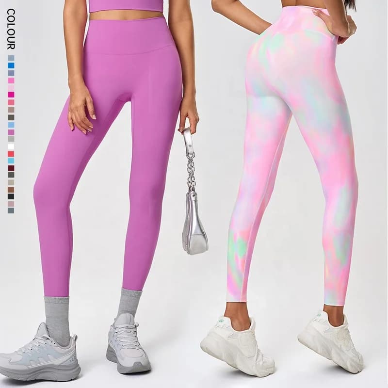 SHINBENE Classic 3.0 Pantaloni da yoga a vita alta da donna da 25 pollici senza leggings sportivi fitness tinta unita con punta cammello