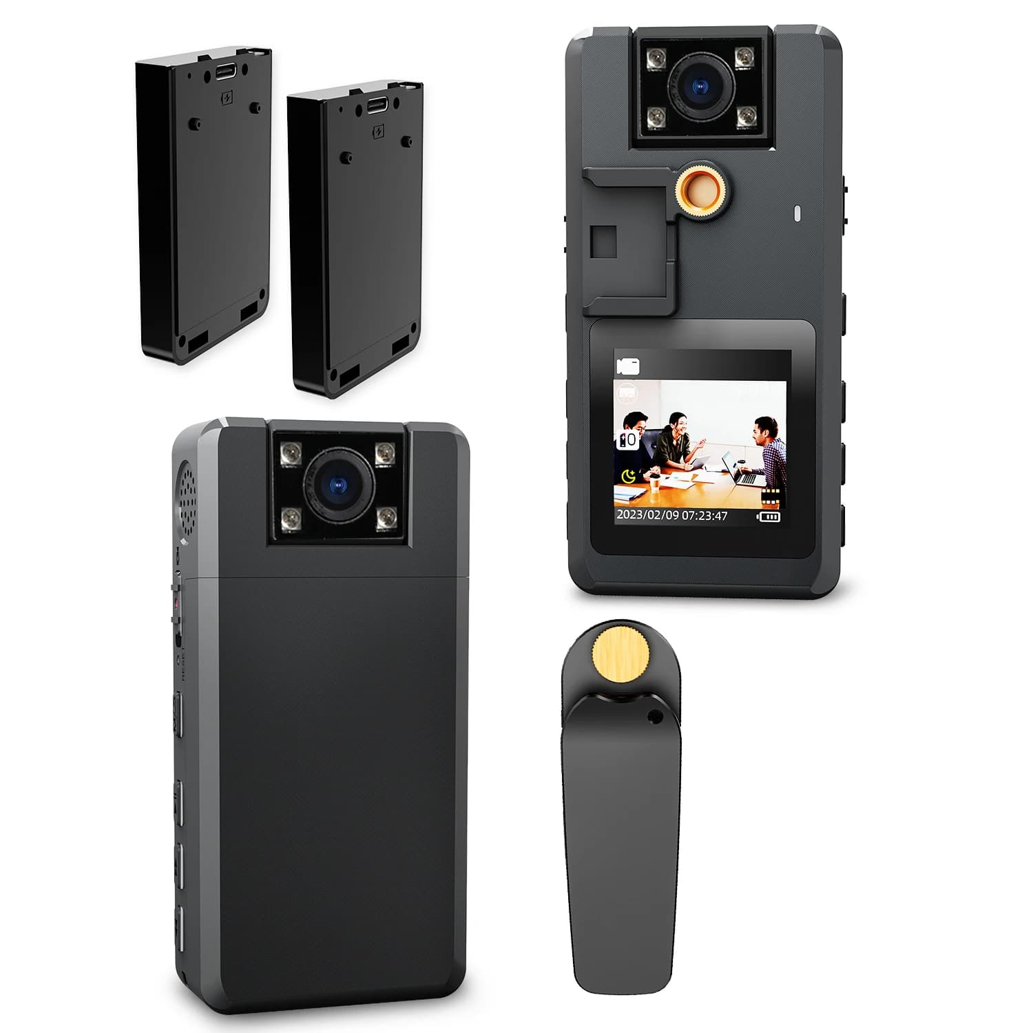 Vandlion A53 Mini telecamera 2130mAh Batteria a lunga durata Visione notturna Dash Cam 1080P 1296P Registrazione video Batteria staccabile Webcam