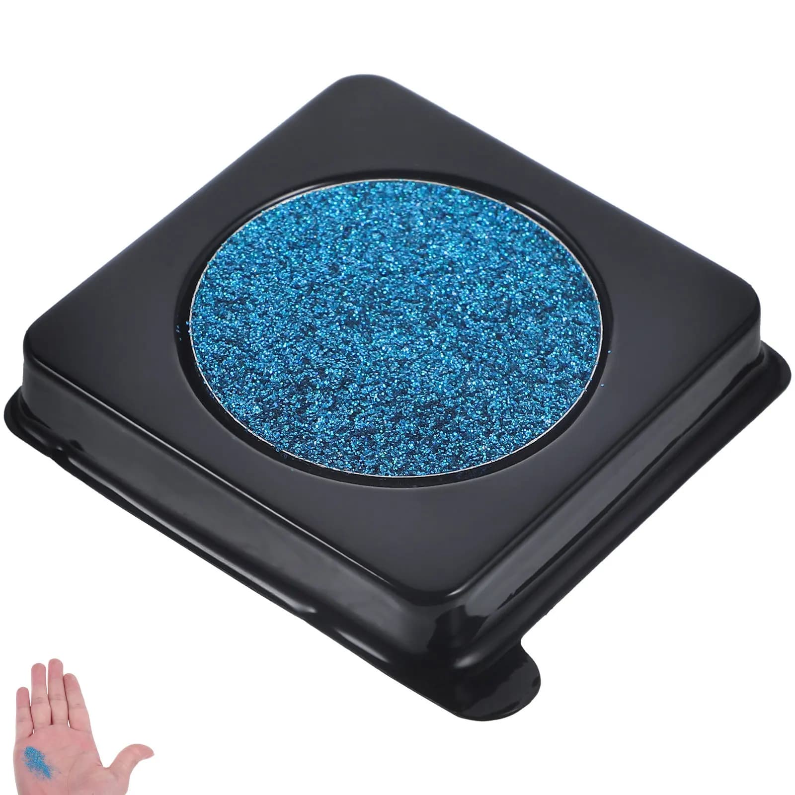 1 paletta di ombretti glitterati per il trucco da donna, polvere scintillante a lunga durata, per feste, discoteche, bar, palcoscenici
