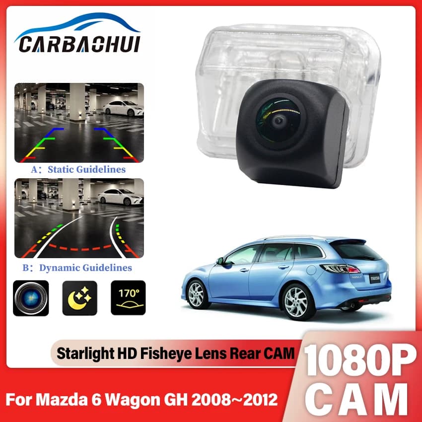 Rear View Camera Reversing Camera Car Back up Camera HD CCD Night Vision Vehicle Cam For Mazda 6 wagon GH 2008~2010 2011 2012