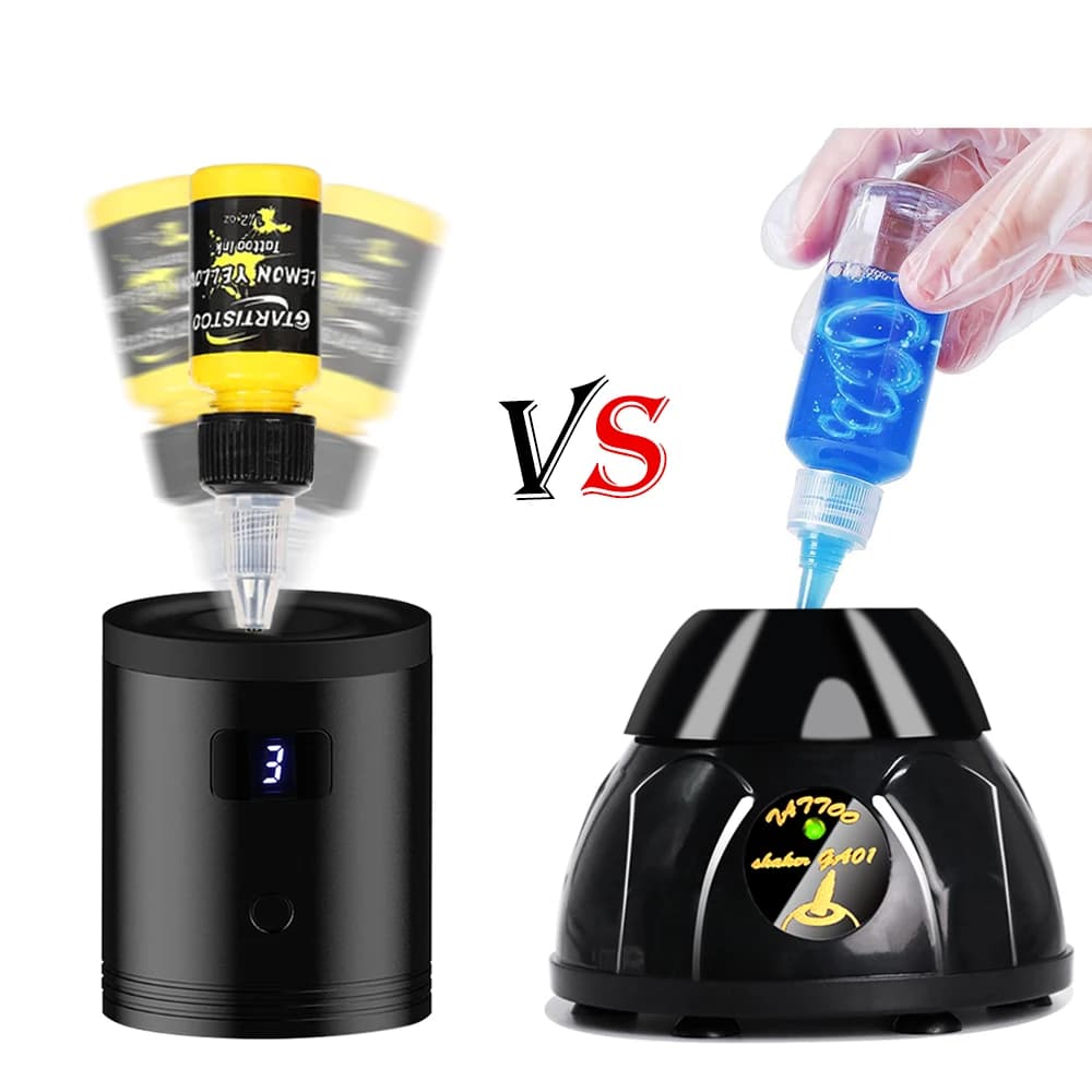 Miscelatore automatico per inchiostro pigmentato per tatuaggi, strumento ausiliario per bellezza pigmenti, attrezzatura per tatuaggi Miscelatore elettrico ad alta velocità wireless o cablato